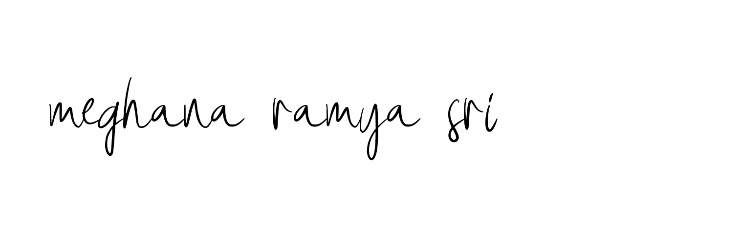 Signature of meghana-ramya-sri