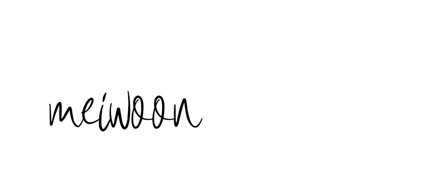 Signature of meiwoon