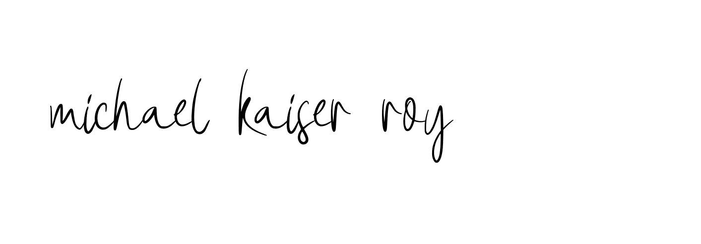 Signature of michael-kaiser-roy