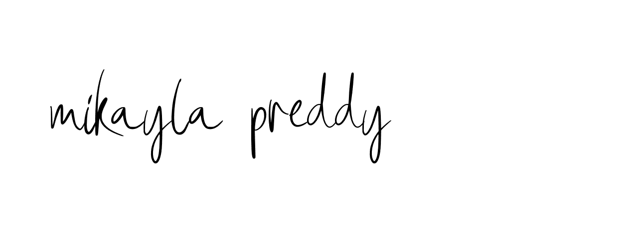 Signature of mikayla-preddy