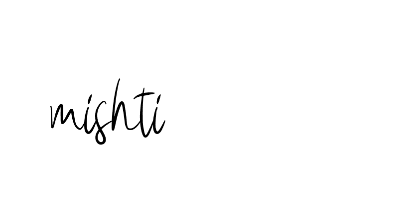 Signature of mishti