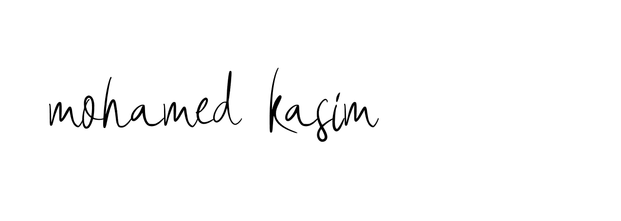 Signature of mohamed-kasim