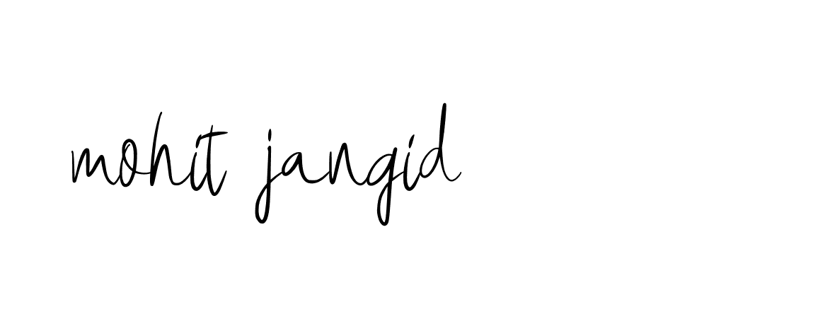 Signature of mohit-jangid