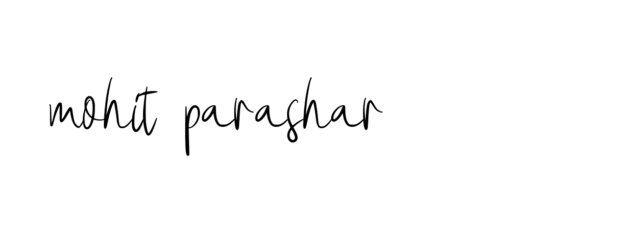 Signature of mohit-parashar