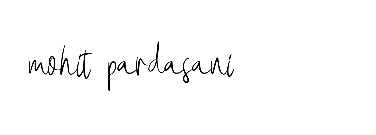 Signature of mohit-pardasani