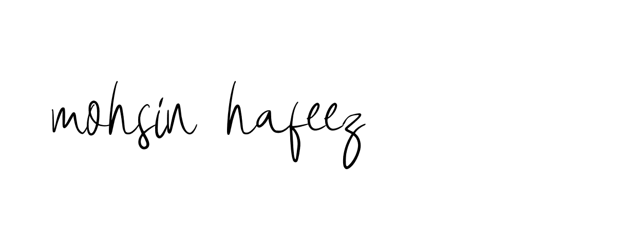 Signature of mohsin-hafeez