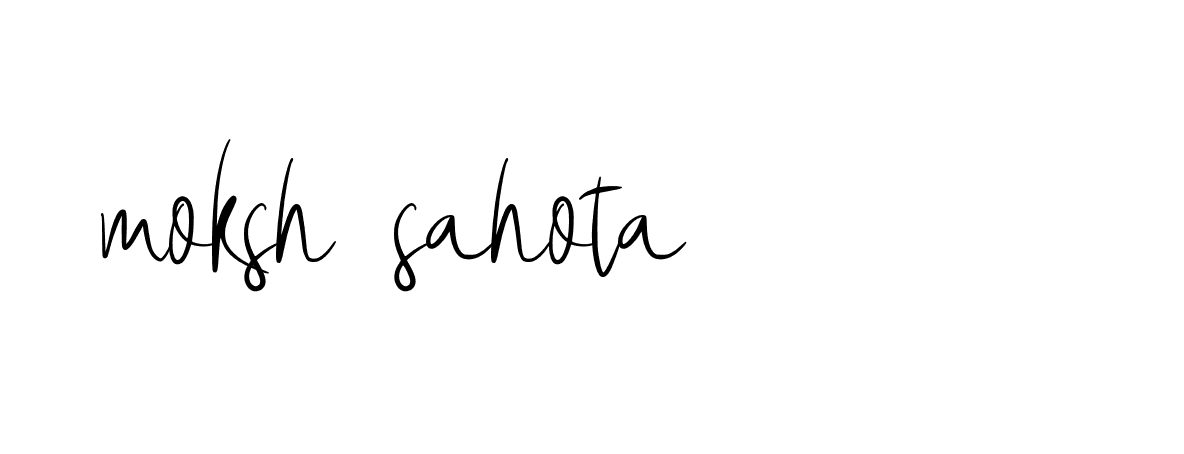 Signature of moksh-sahota