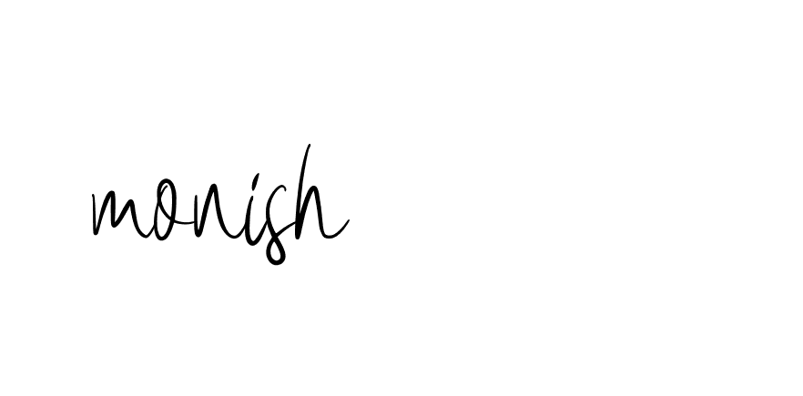 Signature of monish