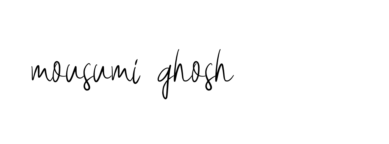 Signature of mousumi-ghosh