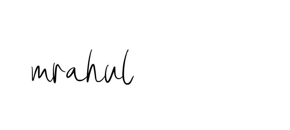 Signature of mrahul