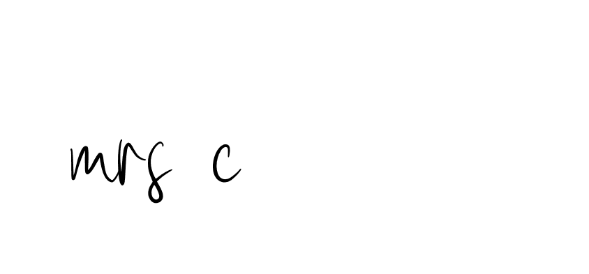 Signature of mrs-c