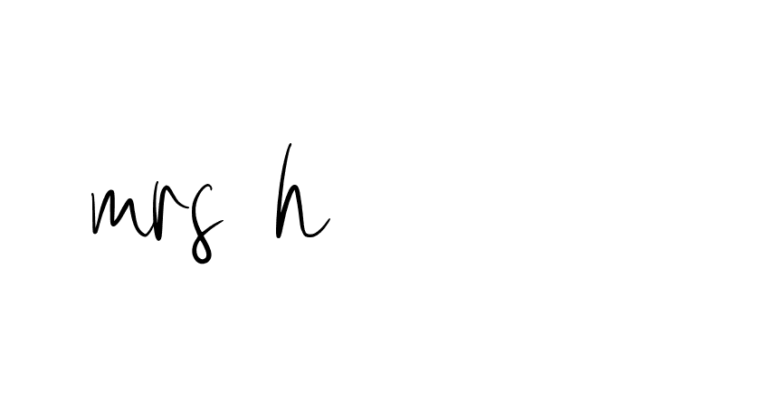 Signature of mrs-h