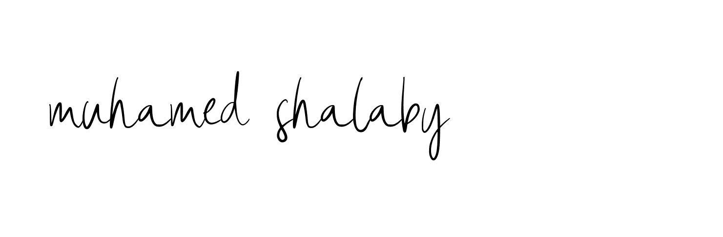 Signature of muhamed-shalaby-