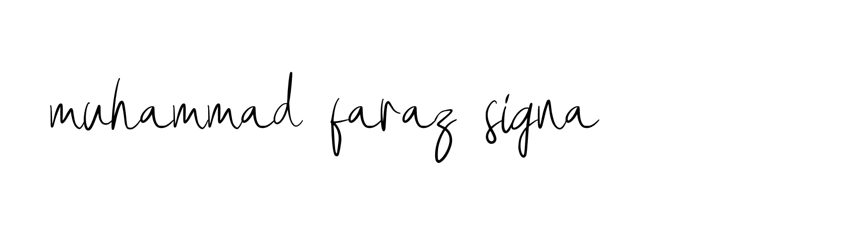 Signature of muhammad-faraz-signa