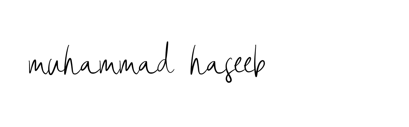 Signature of muhammad-haseeb