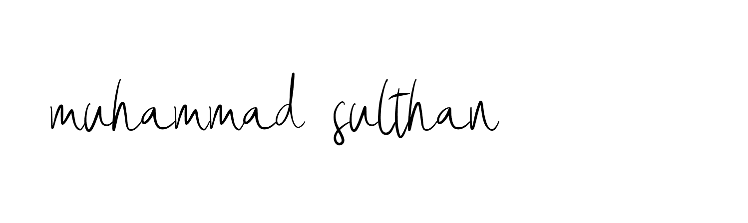 Signature of muhammad-sulthan