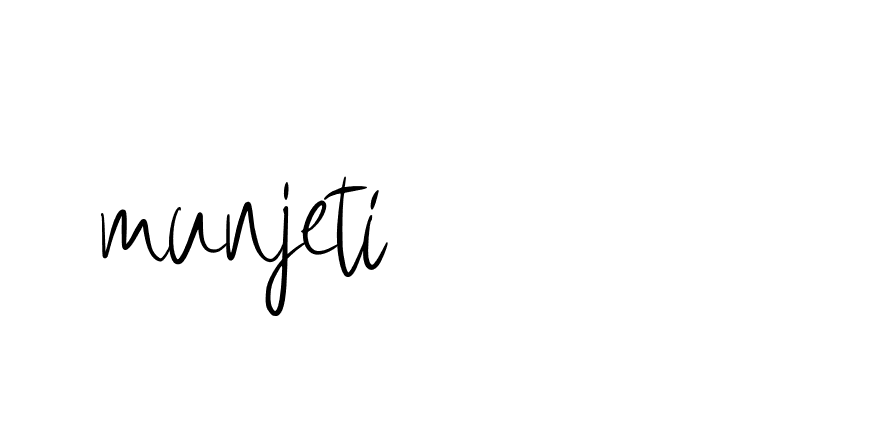 Signature of munjeti