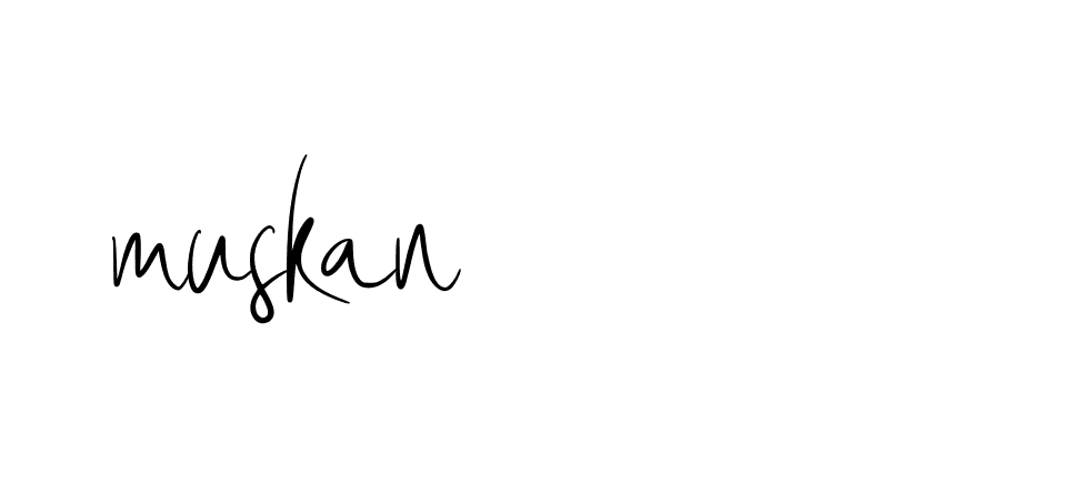 Signature of muskan-