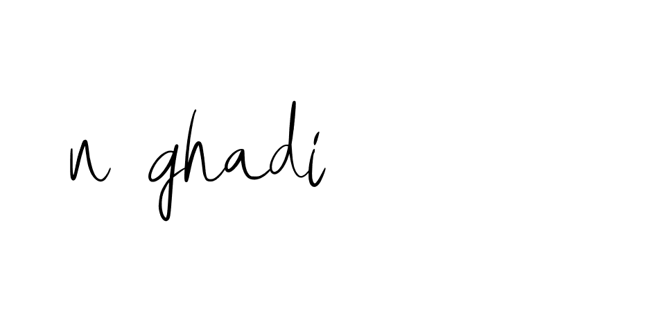 Signature of n-ghadi