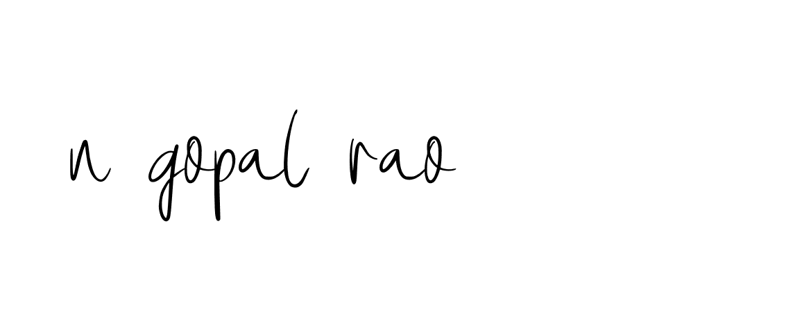 Signature of n-gopal-rao