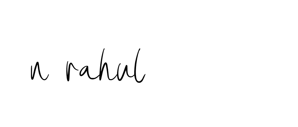 Signature of n-rahul