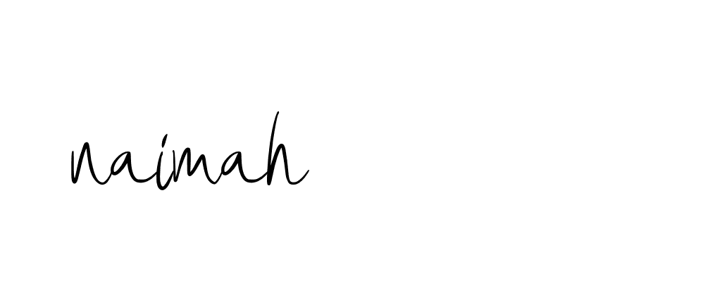 Signature of naimah-