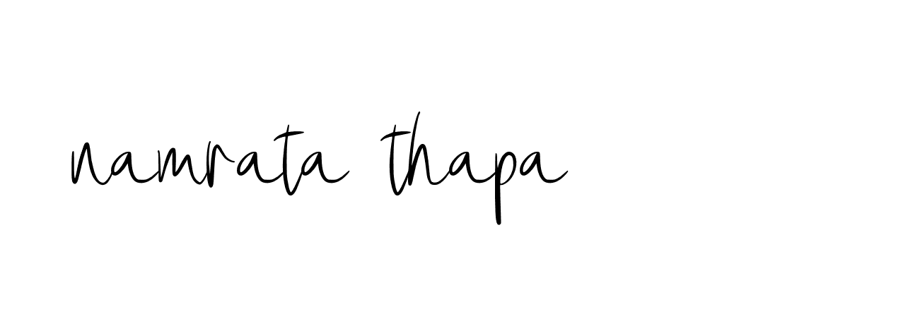 Signature of namrata-thapa