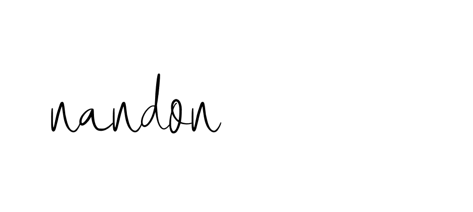 Signature of nandon