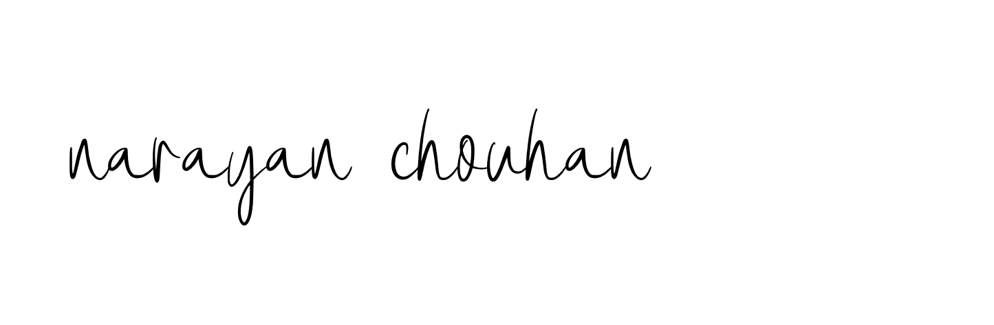 Signature of narayan-chouhan