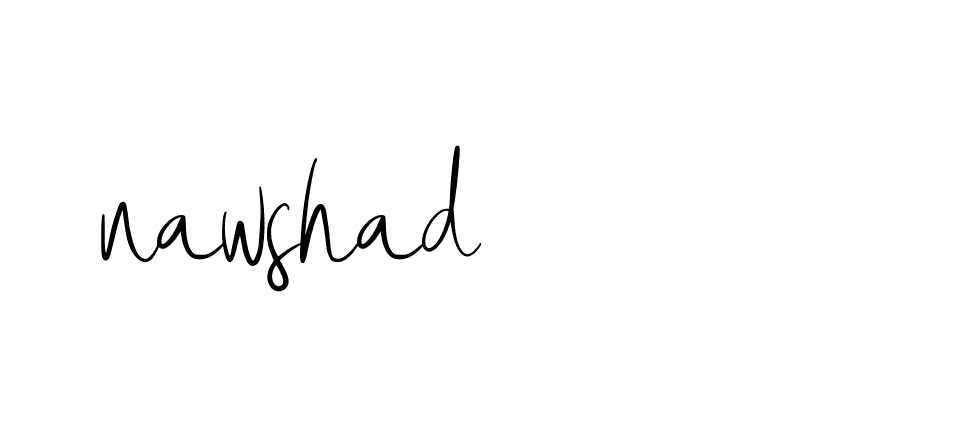 Signature of nawshad