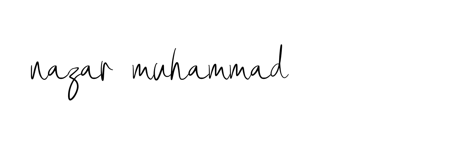 Signature of nazar-muhammad-