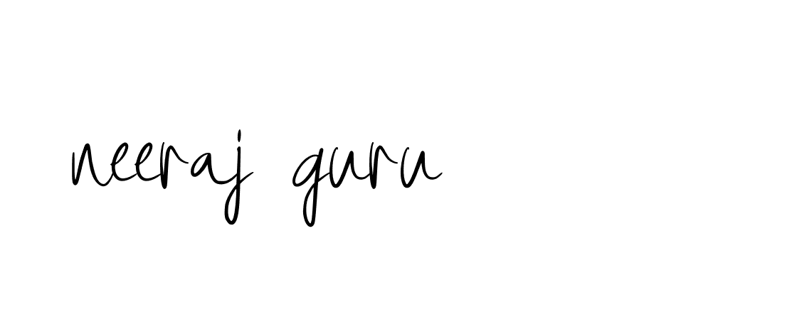 Signature of neeraj-guru