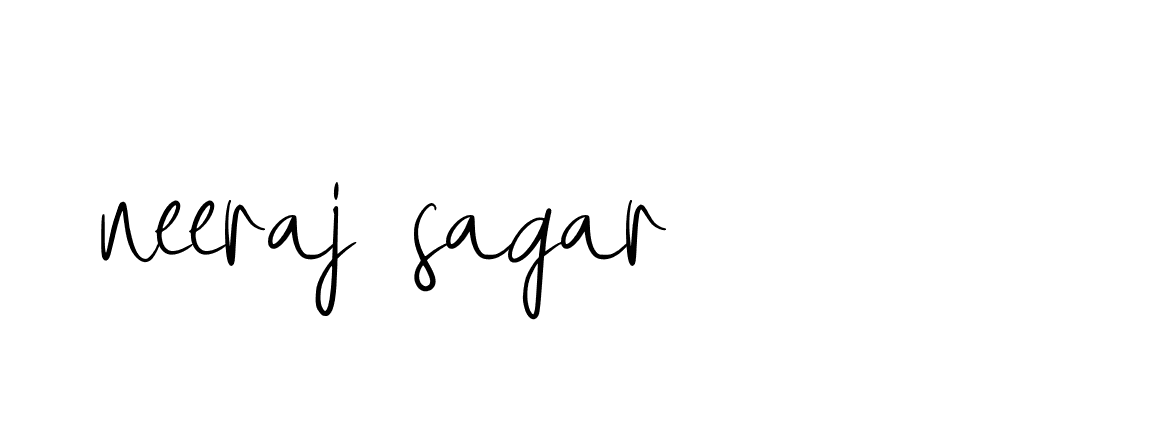 Signature of neeraj-sagar