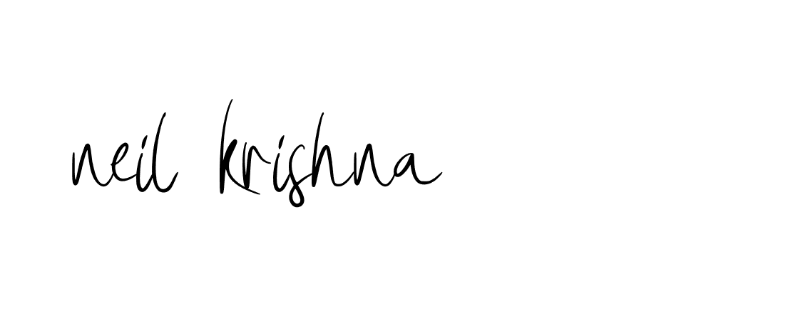 Signature of neil-krishna