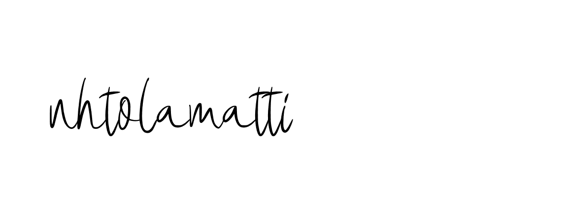 Signature of nhtolamatti-