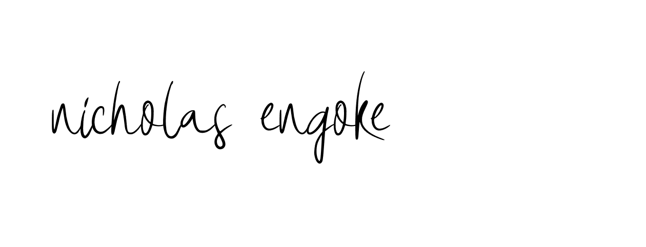 Signature of nicholas-engoke