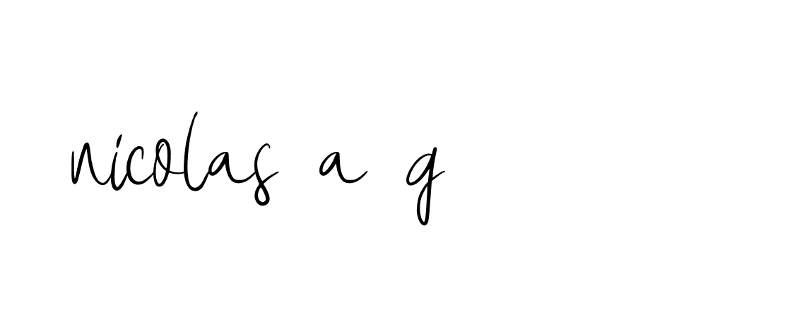 Signature of nicolas-a-g