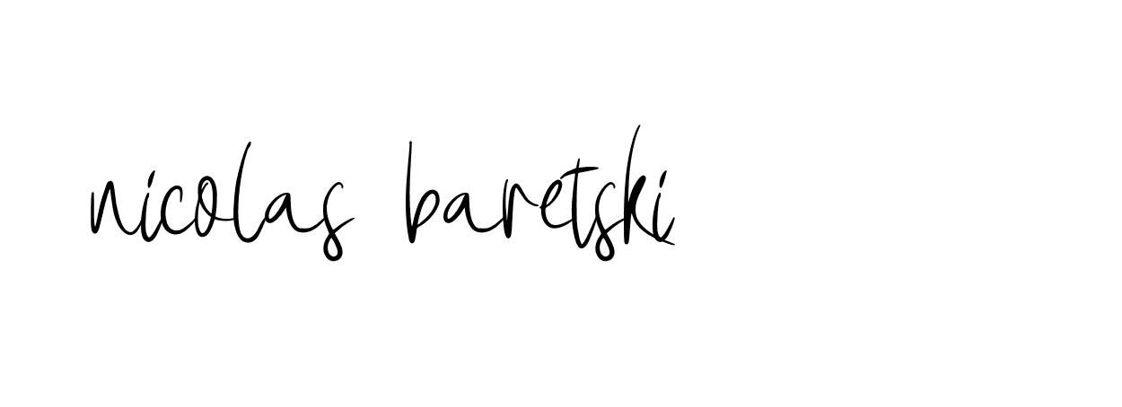 Signature of nicolas-baretski