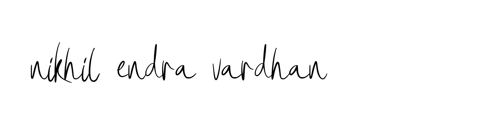 Signature of nikhil-endra-vardhan