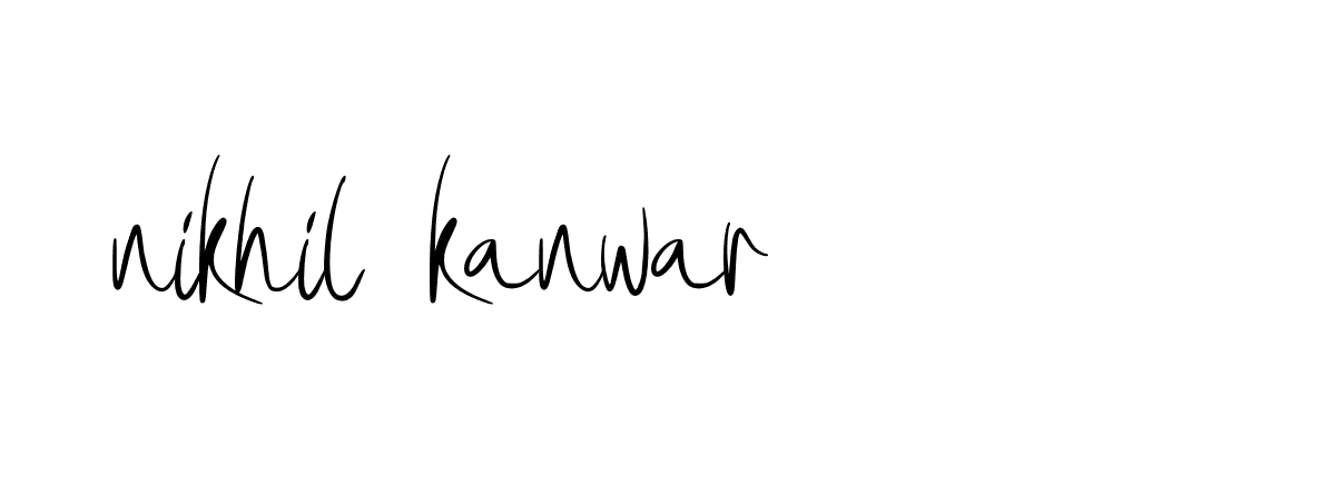 Signature of nikhil-kanwar