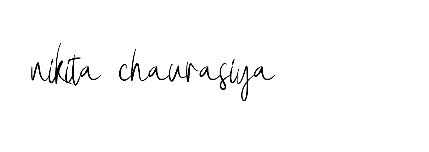 Signature of nikita-chaurasiya