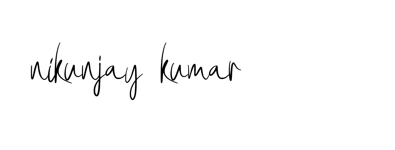 Signature of nikunjay-kumar