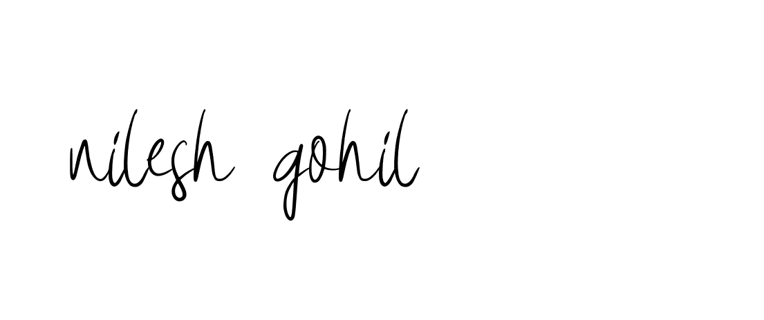 Signature of nilesh-gohil