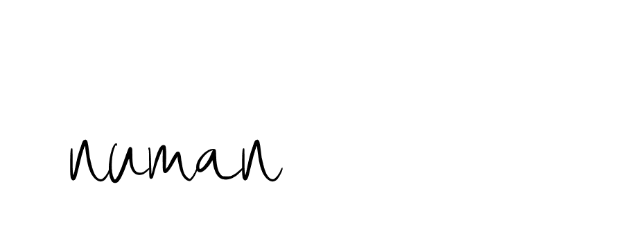 Signature of numan