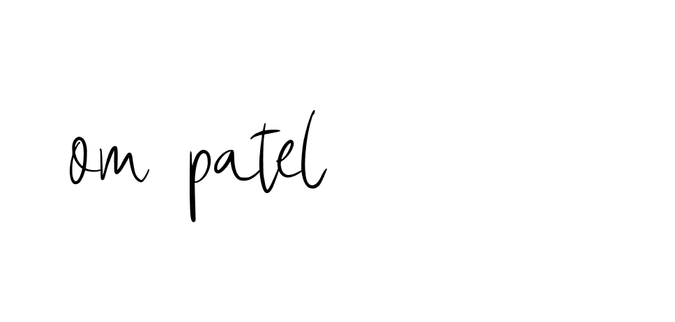 Signature of om-patel