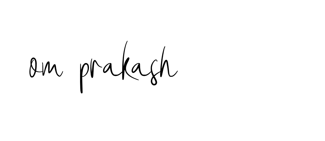 Signature of om-prakash