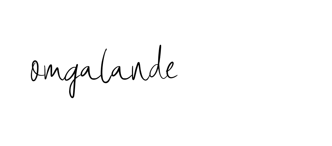 Signature of omgalande