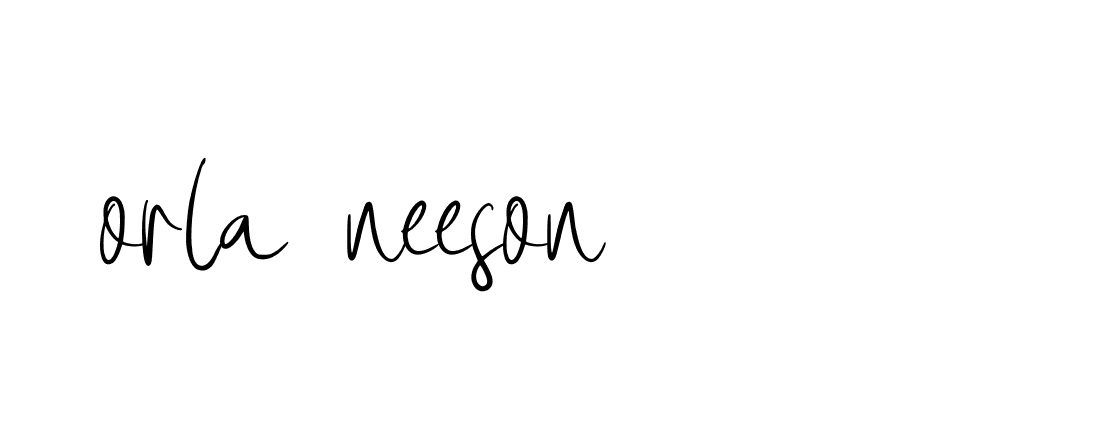 Signature of orla-neeson