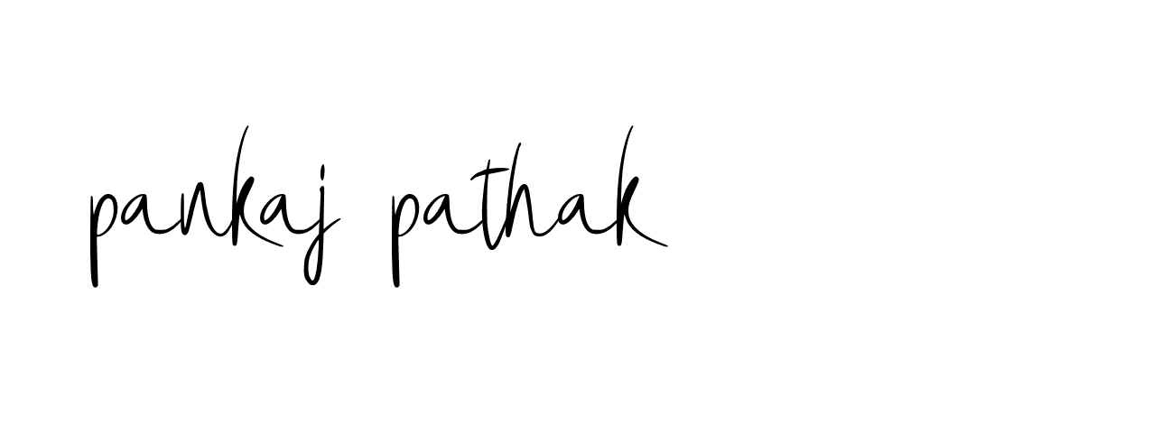 Signature of pankaj-pathak-