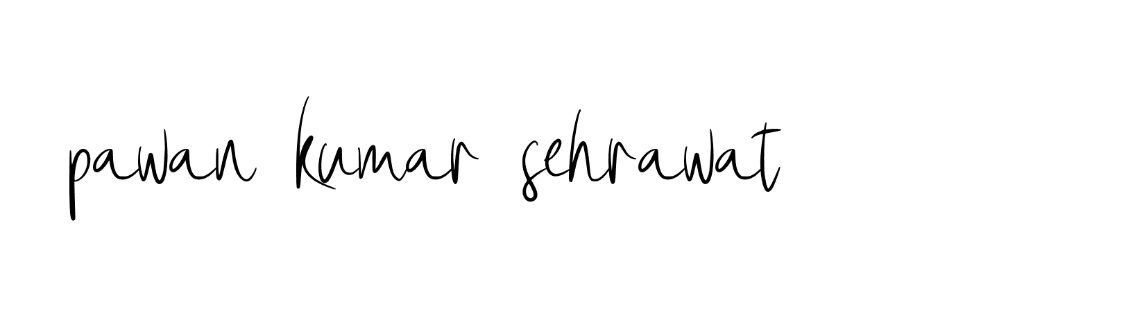 Signature of pawan-kumar-sehrawat